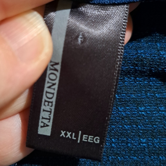 Mondetta Men's Teal Blue Green Full Zip Front Pocket Jacket / Size XXL - Picture 7 of 12